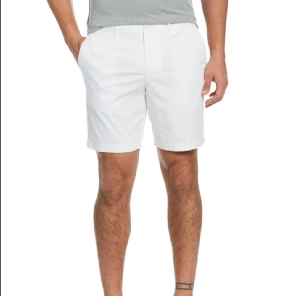 ORIGINAL PENGUIN - PREMIUM SLIM FIT STRETCH SHORT IN WHITE